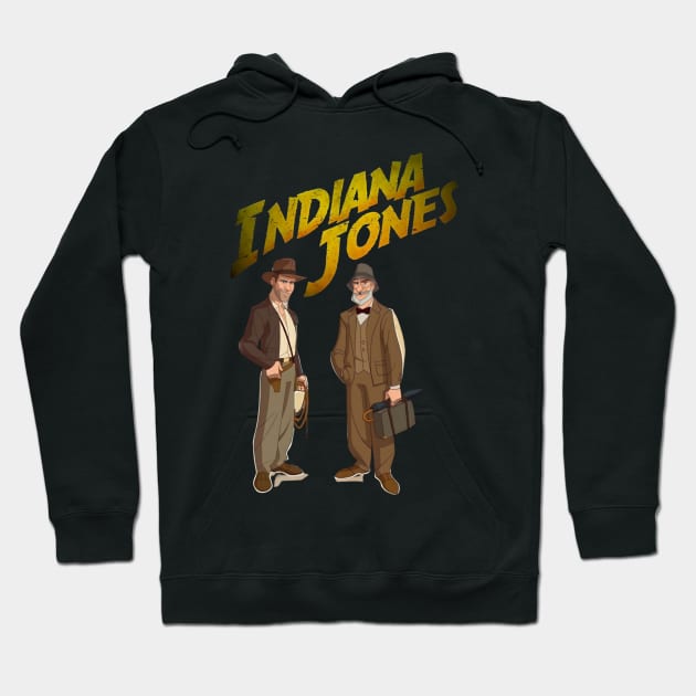 Indiana jones t-shirt Hoodie by Riss art